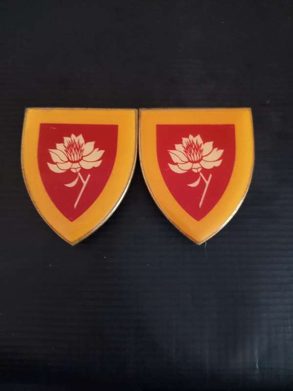2 SADF SA Women's College Shoulder Flash pins intact