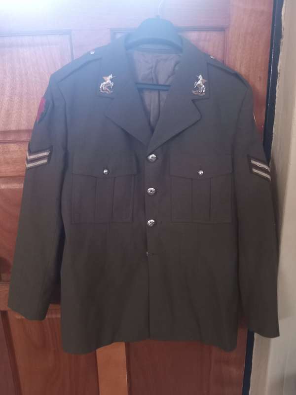 SADF TDK Tunic with Flashes and collar badges
