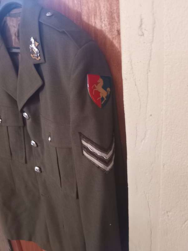 SADF TDK Tunic with Flashes and collar badges