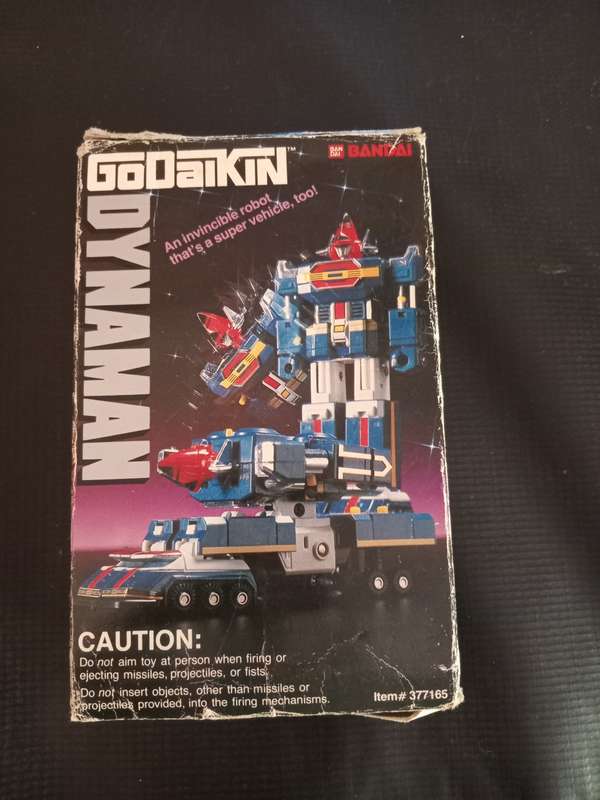 Godaikin Dynaman by Bandai Complete. Box fair condition