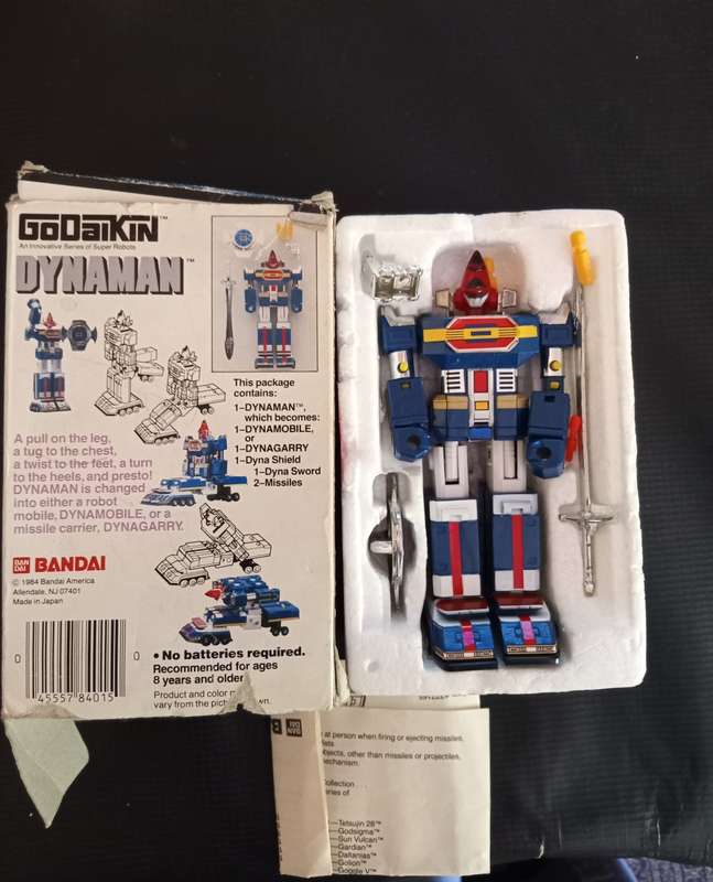 Godaikin Dynaman by Bandai Complete. Box fair condition