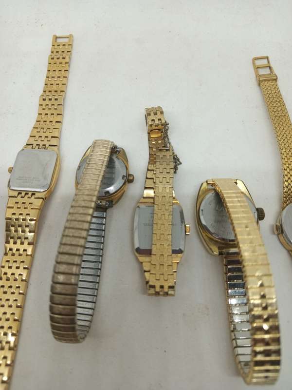 Eterna Matic Seiko Lanco and Rotary Female watches. Untested so take as not working