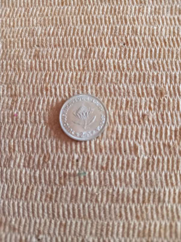 Unc 1964 South African Two and Half cent