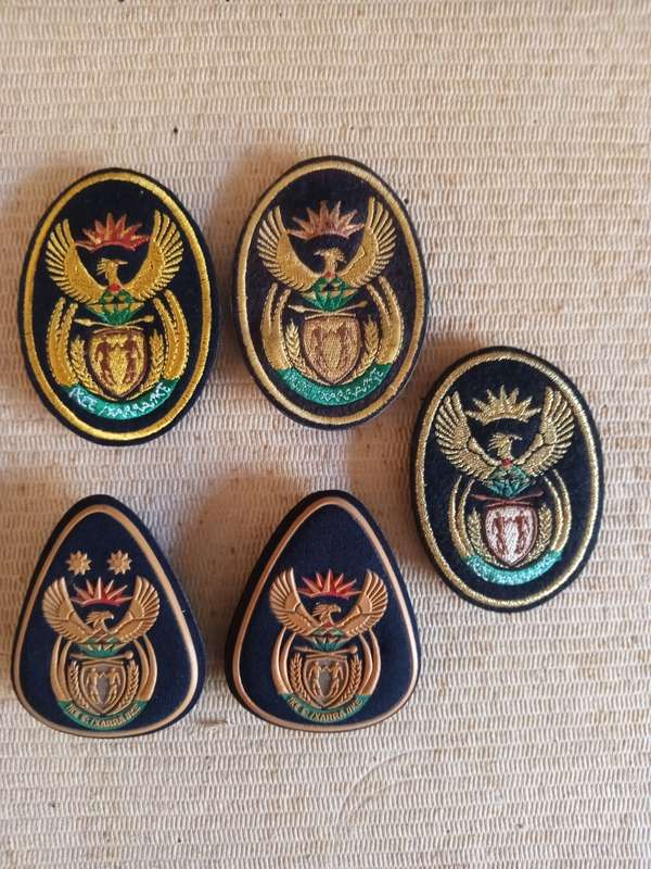 SADF Meduim Rank Badges Pairs