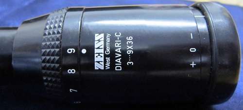 ## Zeiss West Germany Diavari - C 3...9x36 Scope ##