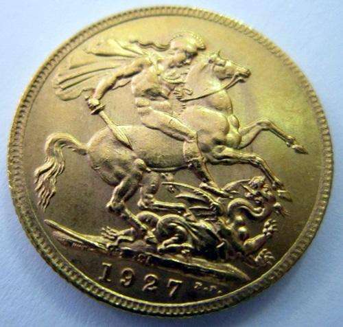 ## UNC 1927 SOuth Africa Gold Soverein ##