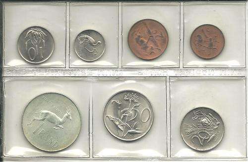 ## 1968 South Africa English UNC Mint Pack ## With Silver R1
