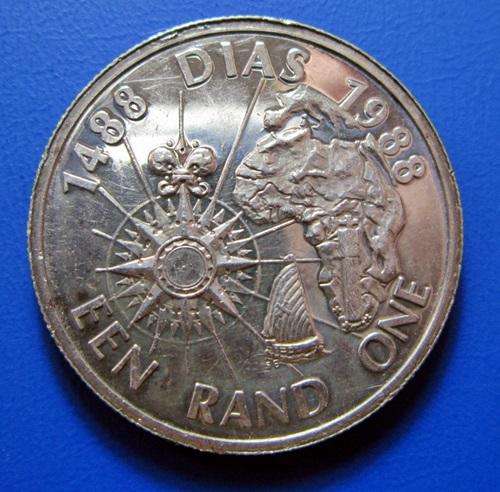 ## Impaired Proof 1988 South Africa Dias Silver R1 ##