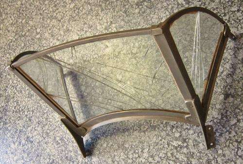 ## Antique Tiger Moth Aeroplane Windscreen - As per Pics ##