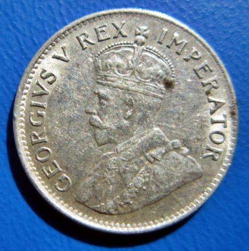 ## AU 1934 South Africa Silver 3D/Tickey ##