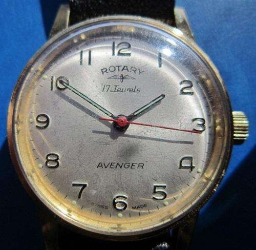 Rare Collectable Watches Stunningly Beautiful Rotary 17 Jewels Avenger Men s Wrist Watch Working was sold for 360.00 on 27 Jul at 21 17 by Rare NotesCoins in Pretoria Tshwane ID 152935828