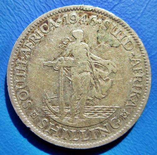 ## 1946 South Africa Silver 1 Shilling ##