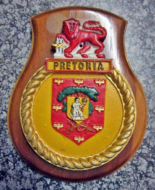 ## Pretoria Navy Plaque Mounted ** Metal ##