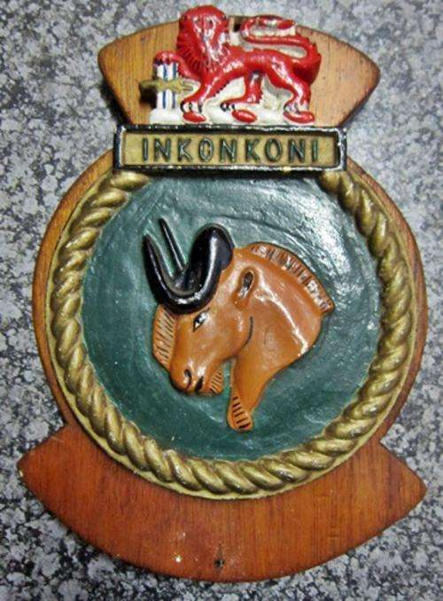 ## Inkonkoni Navy Plaque Mounted ** Metal ##