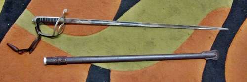 ## South African Police Ceremonial Sword ** WKC Solingen Germany 4798 * OLD Coat of Arms on Blade ##
