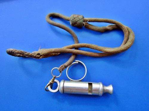 ## Beautiful WWI J. Hudson & Co. Birmingham 1916 Military Issue Whistle ##