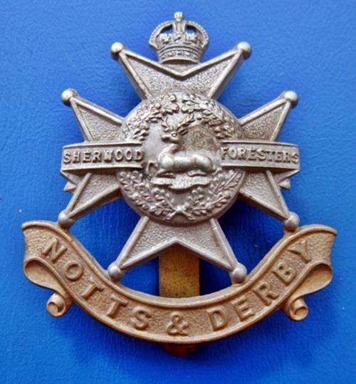 ## Sherwood Forester Notts & Derby Regiment Cap Badge  ##