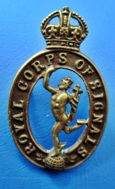 ## Royal Corps of Signals Cap Badge ##