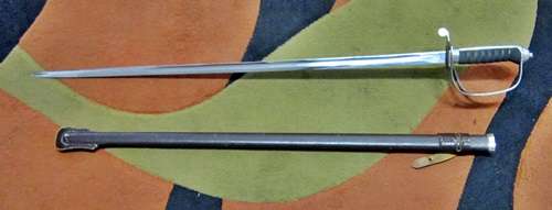 ## SADF Officers Sword WRC Solingen with SA Coat of Arms Numbered 6859 ##