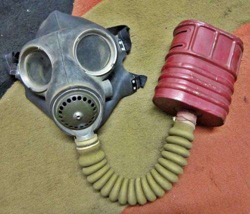 ## South African Military Gas Mask Dated 1940 ##