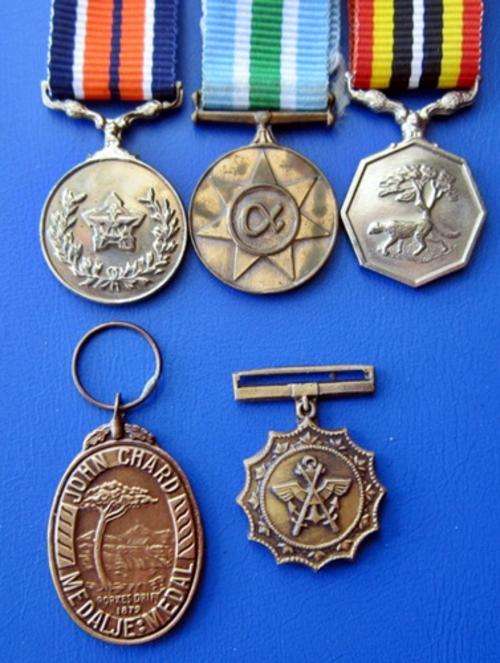 ## Collection of 5 Miniature SADF Medals ##