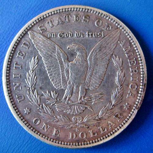 ## 1878 USA Silver Morgan Dollar Mint Mark S ##