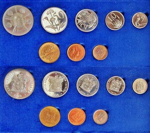 ## 1974 South Africa Short Proof Set ##