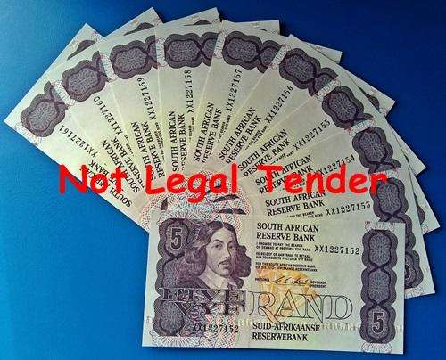## UNC C.L. Stals 1st Issue Replacement R5 10 in Sequence XXXX1227152-61 ## Bid is for the LOT