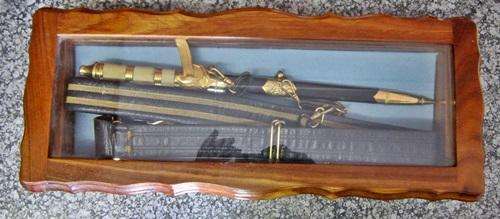 # SAAF, Border War Era Dress Dagger With Original Belt In Original Wooden Dispaly Box #