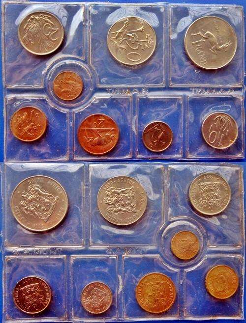 ## 1977 South Africa UNC Set/Mint Pack ##