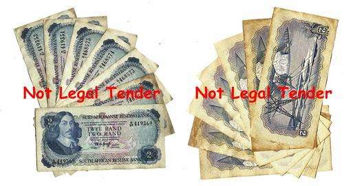 ## Collection of 7 x Various T.W. de Jongh R2 Notes ## Bid per note for the LOT