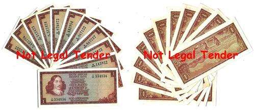 ## Collection of 11 Various R1 Notes ** Bid per Note for the LOT ##