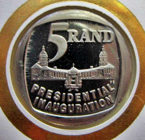 ## Proof Full Steps 1994 South Africa Inauguration R5 FDC ##