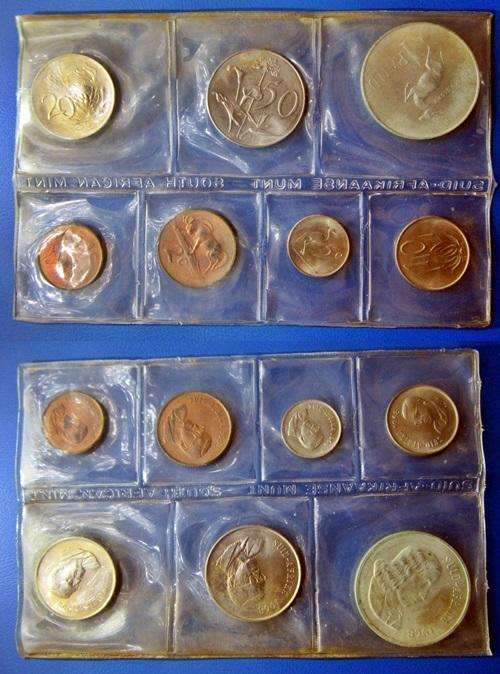 ## 1968 South Africa Afrikaans UNC Set/Mint Pack ##