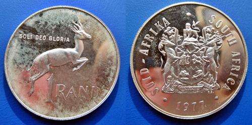 ## Proof 1977 South Africa Silver R1 ##