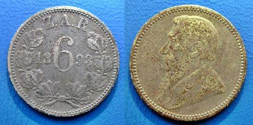 ## 1896 ZAR Silver 6D ##
