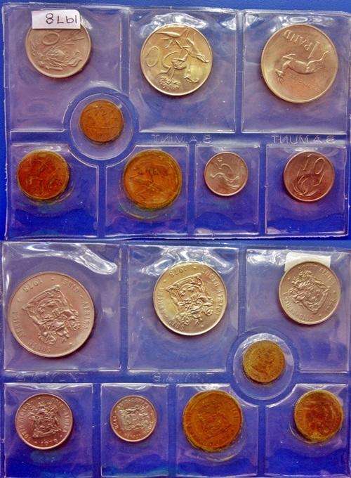 ## 1978 South Africa UNC Set/Mint Pack ##