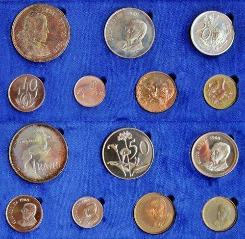 ## 1968 South Africa Short Proof Set ##