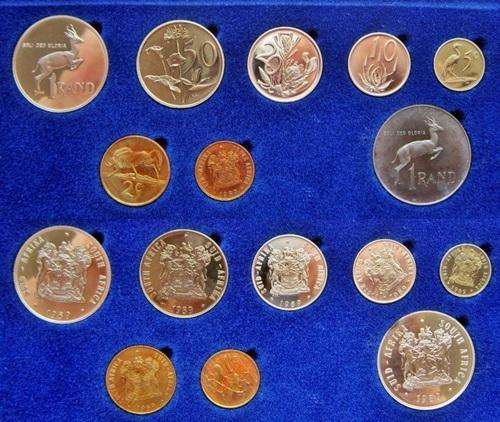 ## 1989 South Africa Short Proof Set ##