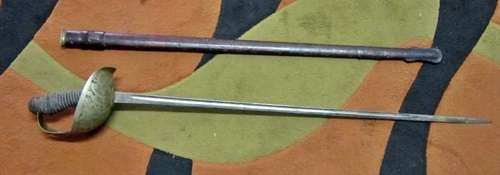 ## Henry Wilkinson Pall Mall London Military Issue Ceremonial Sword with SA Coat of Arms ##