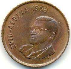 ## 1968 Suid Afrika 1c A/UNC ##
