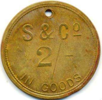 ## Strachan & Co 2/- Token  ##