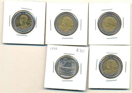 ## 2008 & 1994 Circulated coins 10 ## NOT UNC