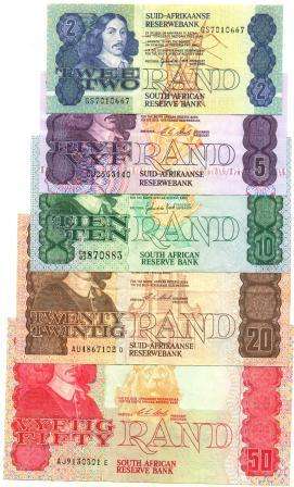 ## G.P C De Kock set of Bank notes ##