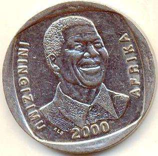 ##  Six Nelson Mandela 2000 R5  ## Bid per coin