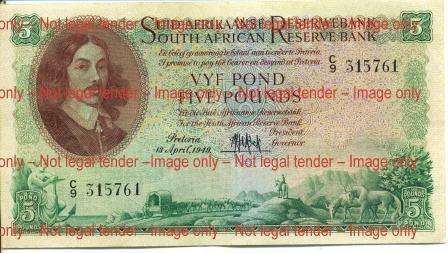 ## SA Five Pounds 315761 MH de Kock ##