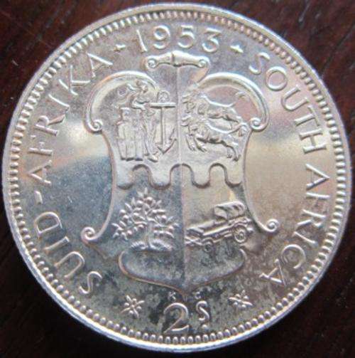 ## Proof 1953 2 shilling ##