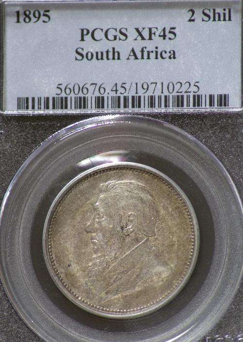 1895 xf45 2SHILLINGS - SCARCEST 2/- AT R1 START