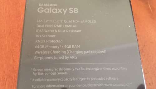 SAMSUNG GALAXY S8 64GB