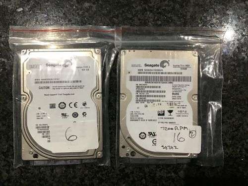 SEAGATE 500GB 2.5" SATA II 7200RPM HDD